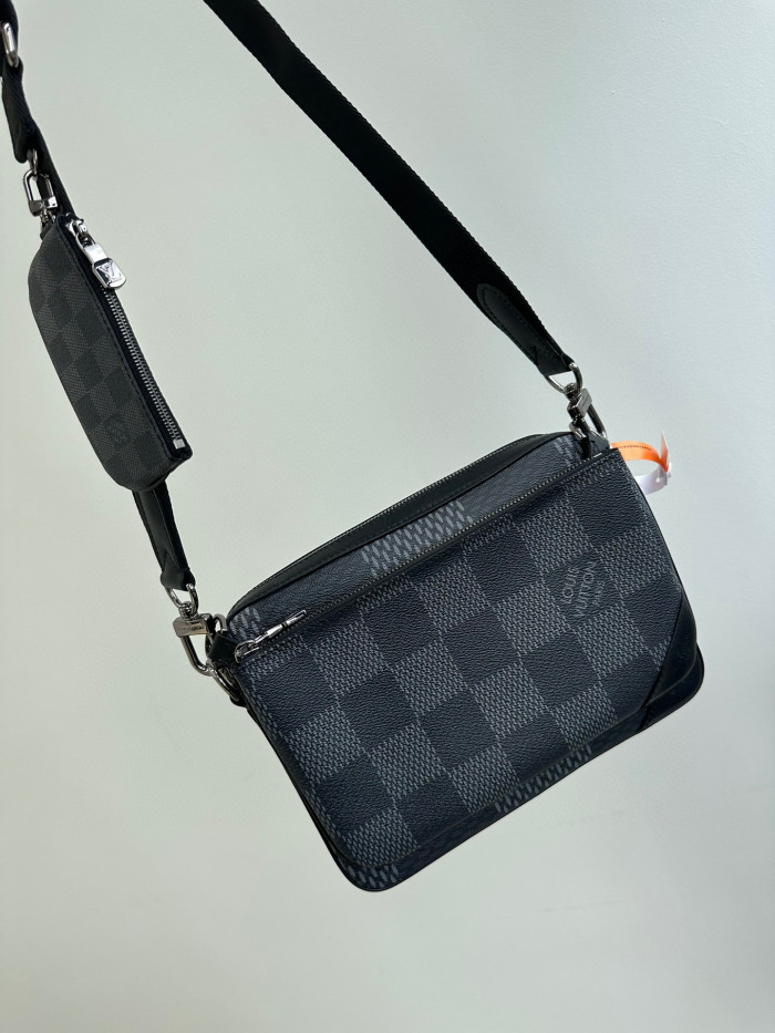 Louis Vuitton NIGO Three In One Diagonal Span Bag Bags #nigo94775