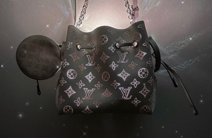 Louis Vuitton NIGO Leather Printed Chain Bucket Bag  #nigo58116