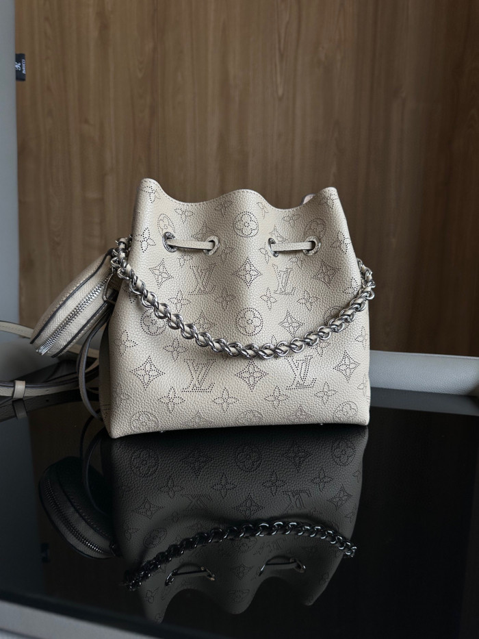 Louis Vuitton NIGO Leather Printed Chain Bucket Bag  #nigo58116