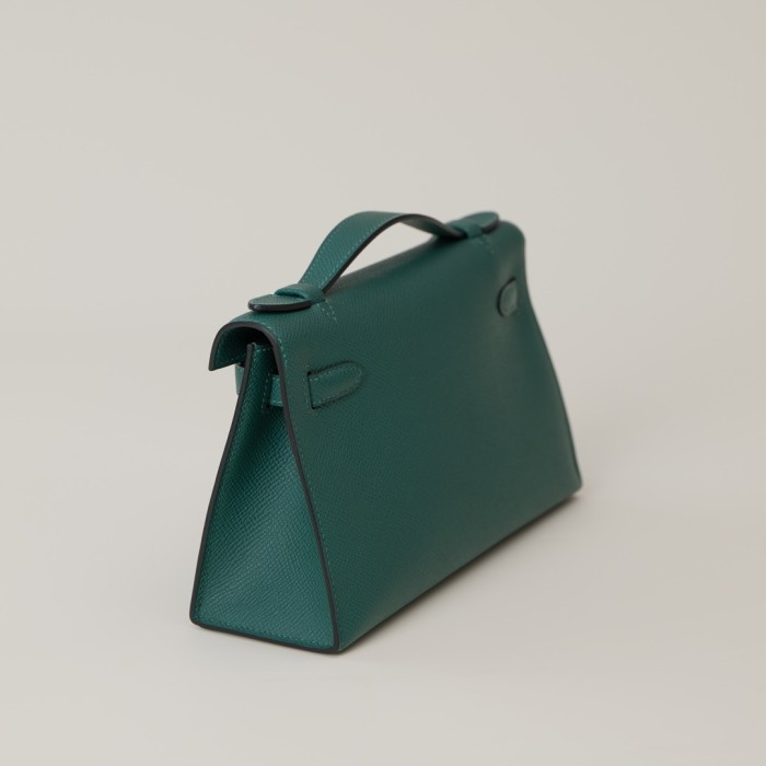 Hermès NIGO Solid Color Leather Clutch Bag #nigo96169