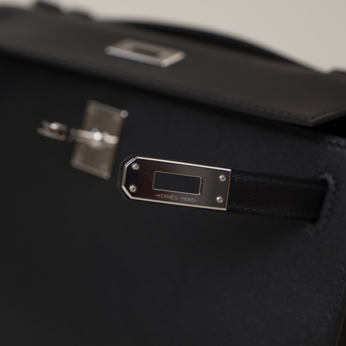 Hermès NIGO Solid Color Leather Clutch Bag #nigo96169