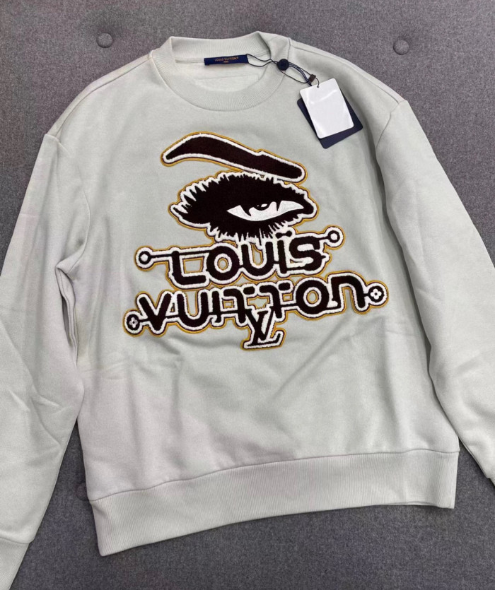 Louis Vuitton NIGO Cotton Long Sleeved Printed Sweater #nigo96178