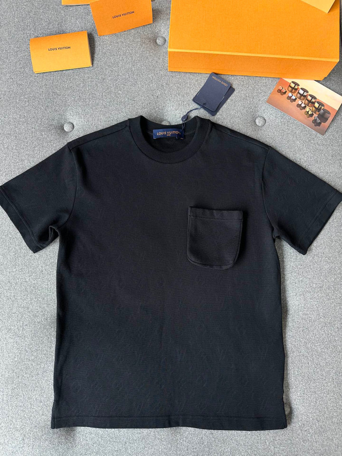 Louis Vuitton Cotton Pocket Short Sleeve T-Shirt #nigo96181