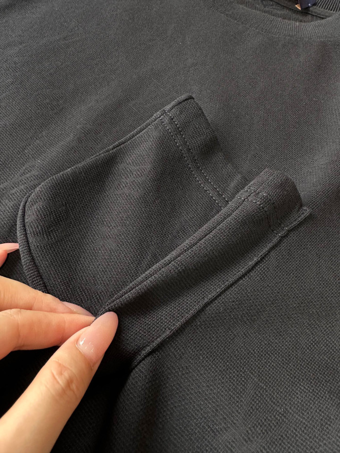 Louis Vuitton Cotton Pocket Short Sleeve T-Shirt #nigo96181