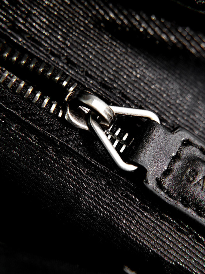 SAINT LAURENT Leather Chain Carrying Crossbody Bag #nigo21649