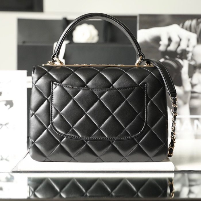 Chanel NIGO Black Leather Chain Carrying Shoulder Bag Bags #nigo56616