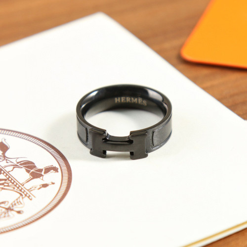 Hermès Frosted Black Ring #nigo96214