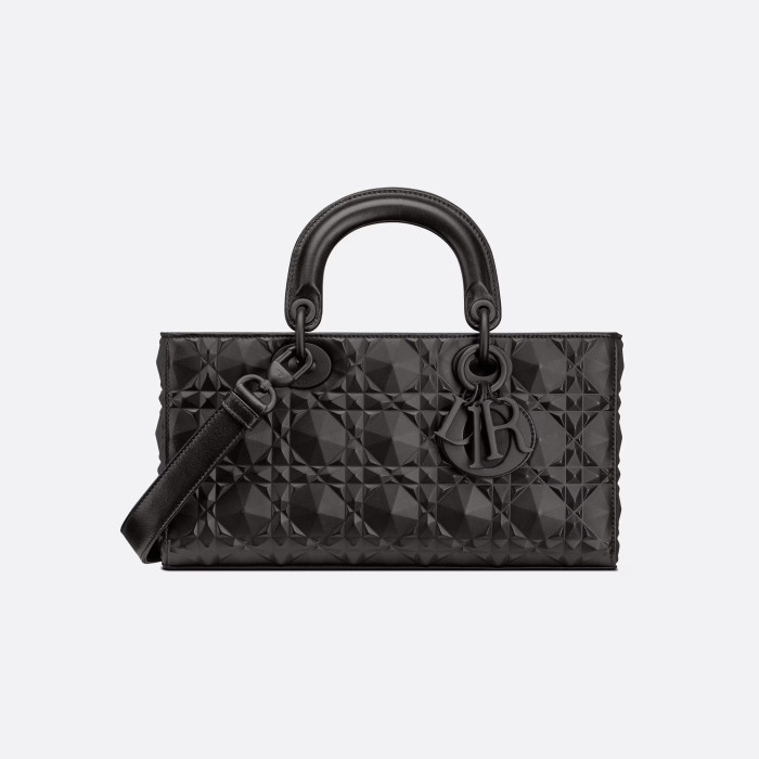 Dior Lady D-joy Black Rectangular Fashionable Portable Bag #nigo21655
