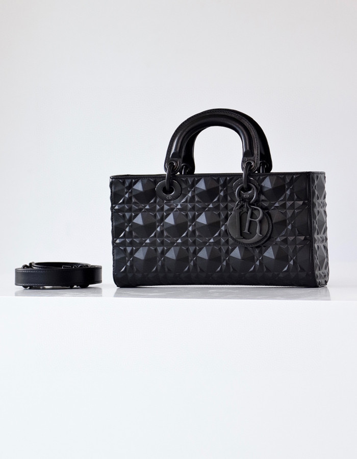 Dior Lady D-joy Black Rectangular Fashionable Portable Bag #nigo21655