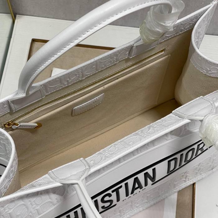 DIOR Hollow Embossed Logo Leather Bag Bags #nigo4457