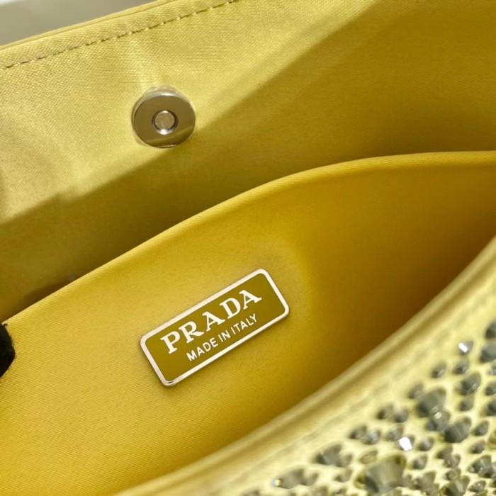 Prada Full Diamond Crystal Armpit Bag Hand Bags #nigo59151
