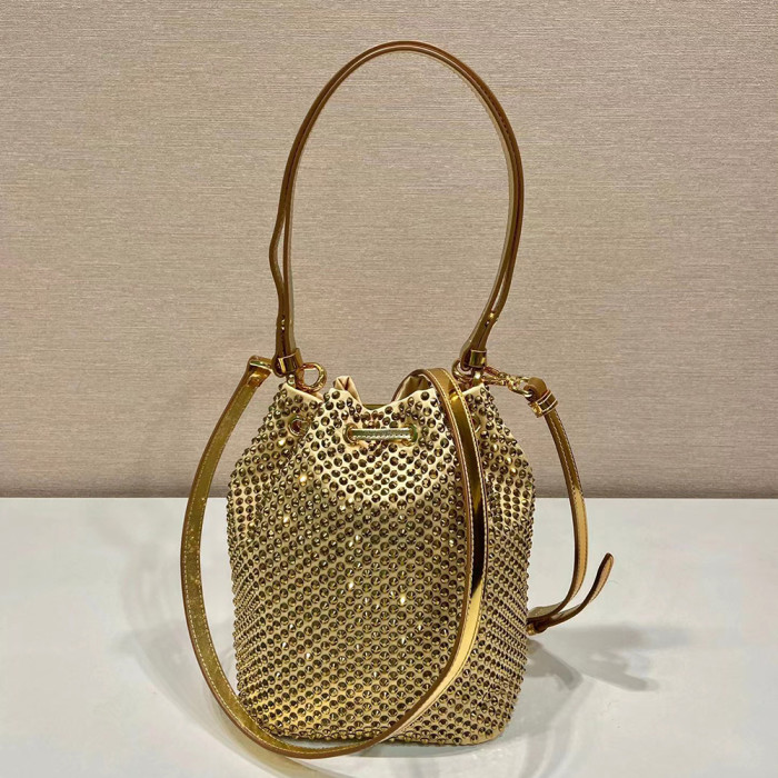 Prada Full Diamond Crystal Bag Storage Shoulder Bags #nigo52411