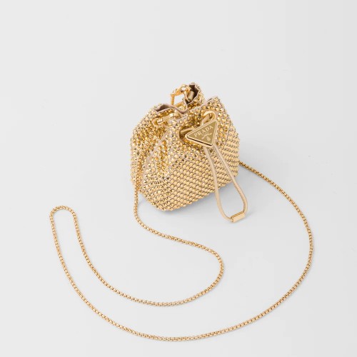 Prada Full Diamond Crystal Bag Storage Shoulder Bags #nigo52411