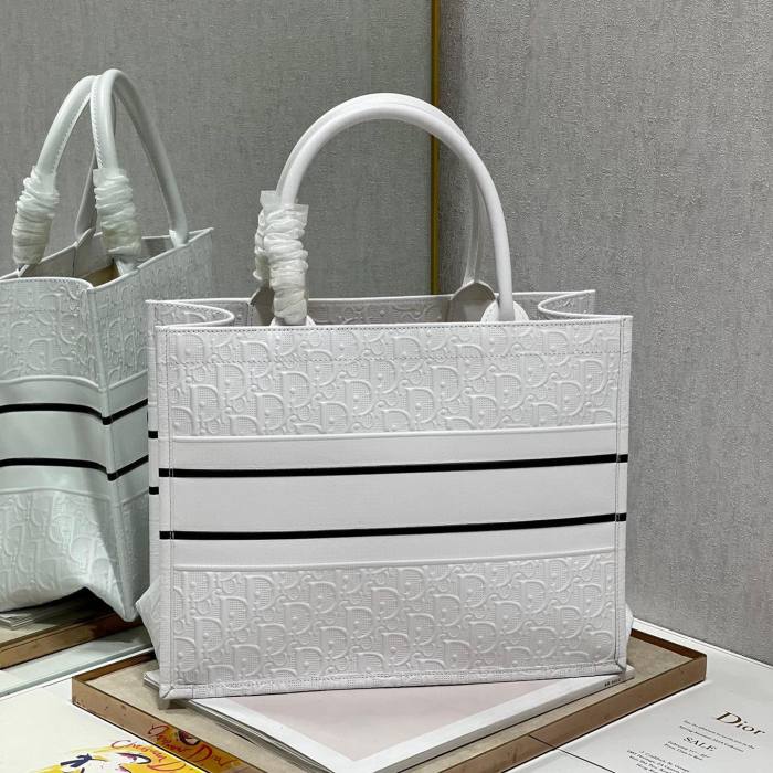 DIOR Hollow Embossed Logo Leather Bag Bags #nigo4457