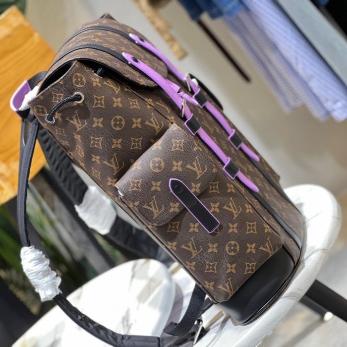 Louis Vuitton Purple Belt Backpack Bag Bags #nigo4746