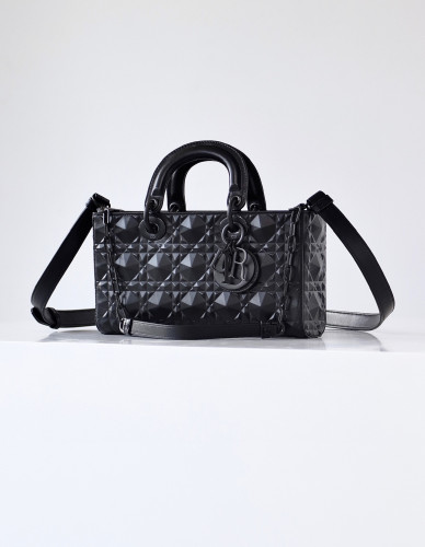 Dior Lady D-joy Black Rectangular Fashionable Portable Bag #nigo21655