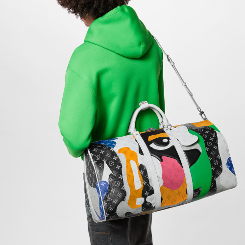 Louis Vuitton Copy Leather Handbag Travel Bag Bags #nigo96195