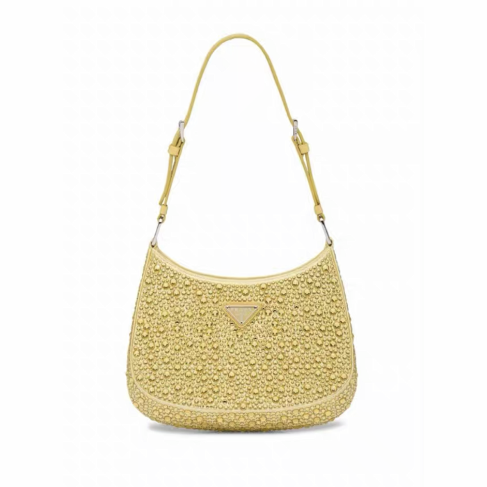 Prada Full Diamond Crystal Armpit Bag Hand Bags #nigo59151