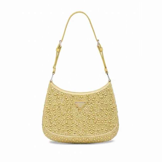 Prada Full Diamond Crystal Armpit Bag Hand Bags #nigo59151