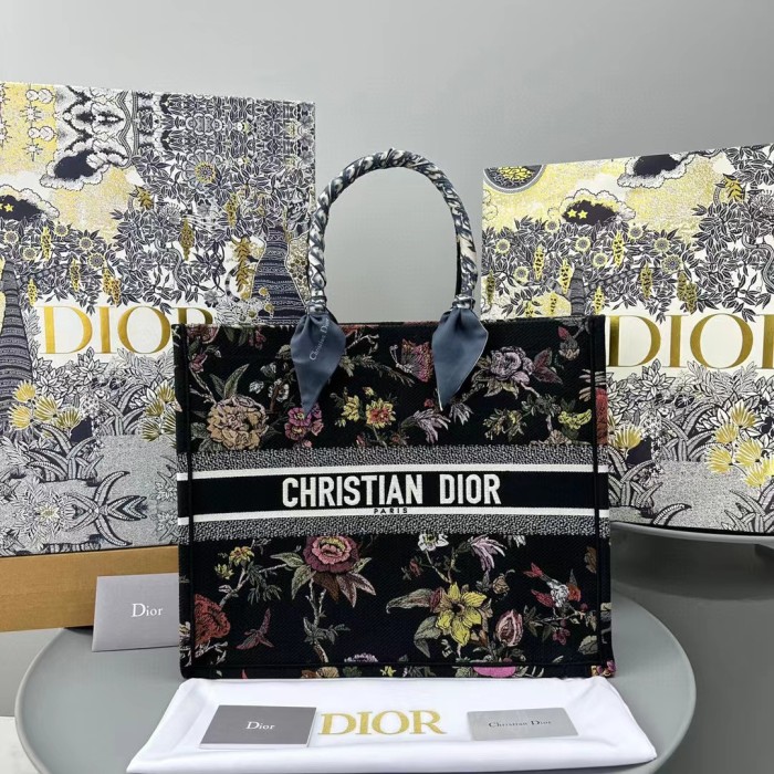 DIOR Canvas Portable Square Tote Bag Bags #nigo56244