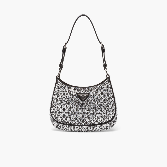 Prada Full Diamond Crystal Armpit Bag Hand Bags #nigo59151