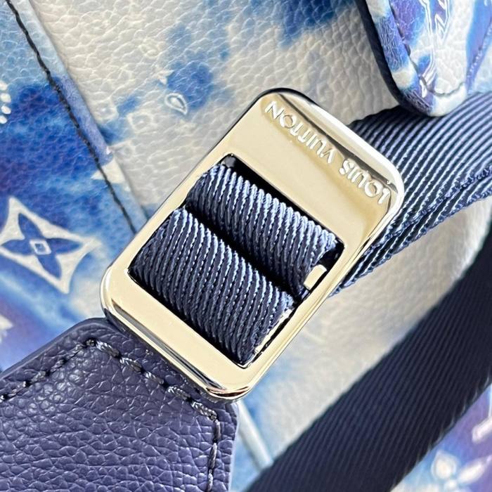 Louis Vuitton Blue Basketball Backpack Bag Bags #nigo4854