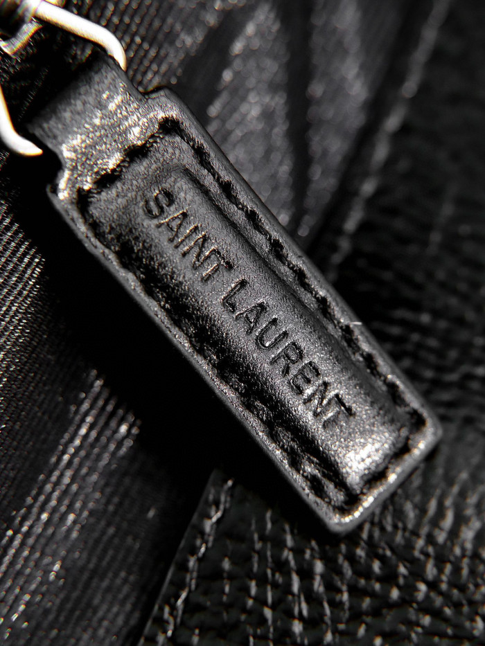 SAINT LAURENT Leather Chain Carrying Crossbody Bag #nigo21649