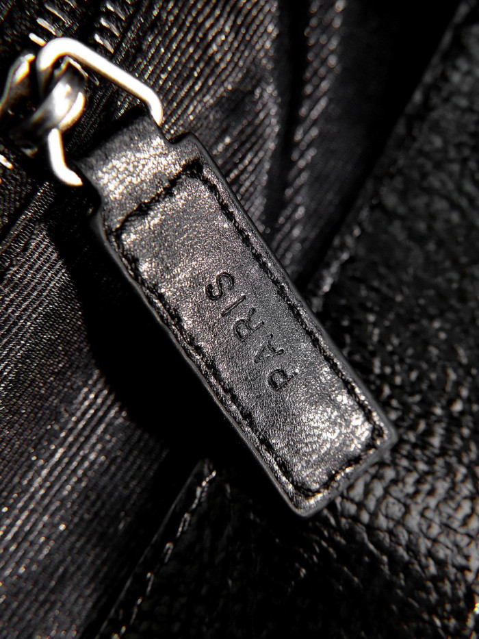 SAINT LAURENT Leather Chain Carrying Crossbody Bag #nigo21649