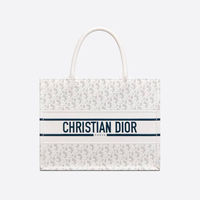 DIOR Hollow Embossed Logo Leather Bag Bags #nigo4457