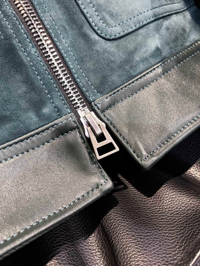Tom Ford Suede Zip Lapel Jacket #nigo96185