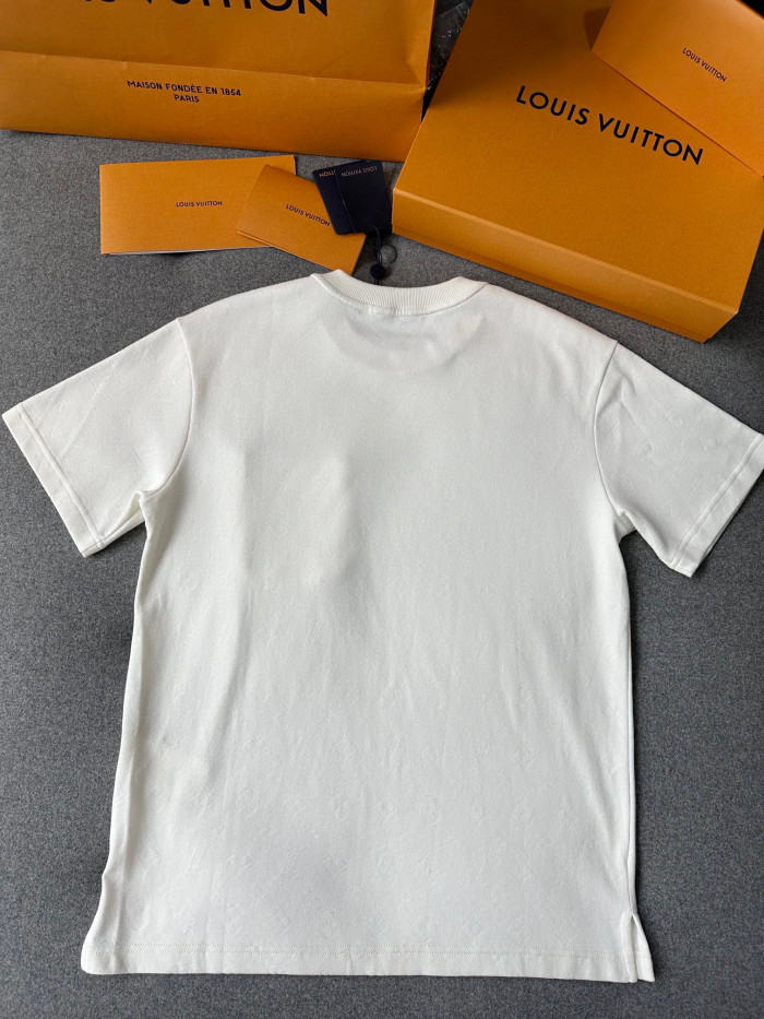 Louis Vuitton Cotton Pocket Short Sleeve T-Shirt #nigo96181