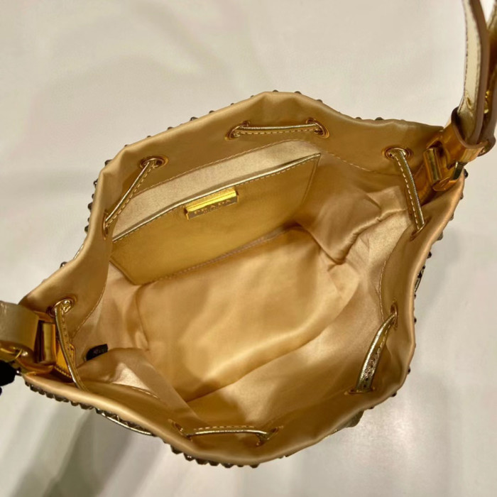 Prada Full Diamond Crystal Bag Storage Shoulder Bags #nigo52411
