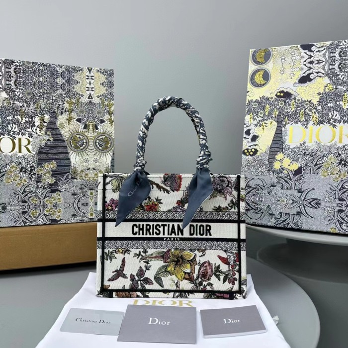 DIOR Canvas Portable Square Tote Bag Bags #nigo56244