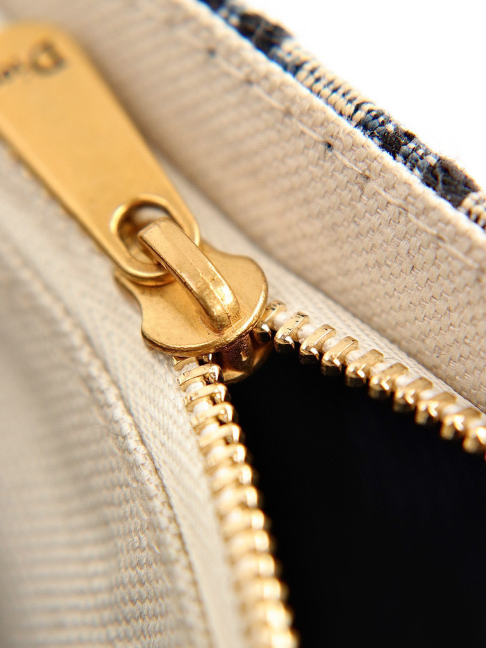 Dior Saddle chain handbag Blue Oblique Print Chain Crossbody Bag #nigo21656