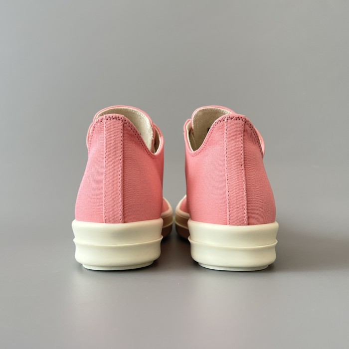 Rick Owens Pink High Top Canvas Shoes Ngvp #nigo6385