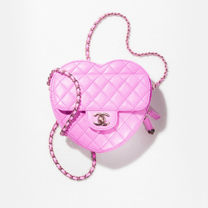 Chanel Leather Heart Bag #nigo53845