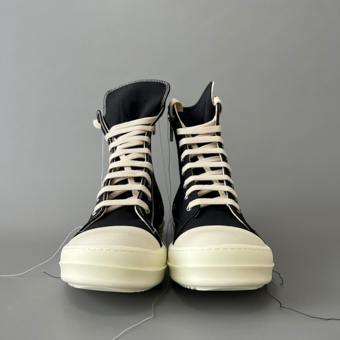 Rick Owens Pink High Top Canvas Shoes Ngvp #nigo6385