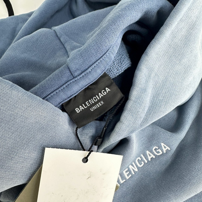 Balenciaga Washed Tie-Dye Hooded Sweatshirt Pullover #nigo96232