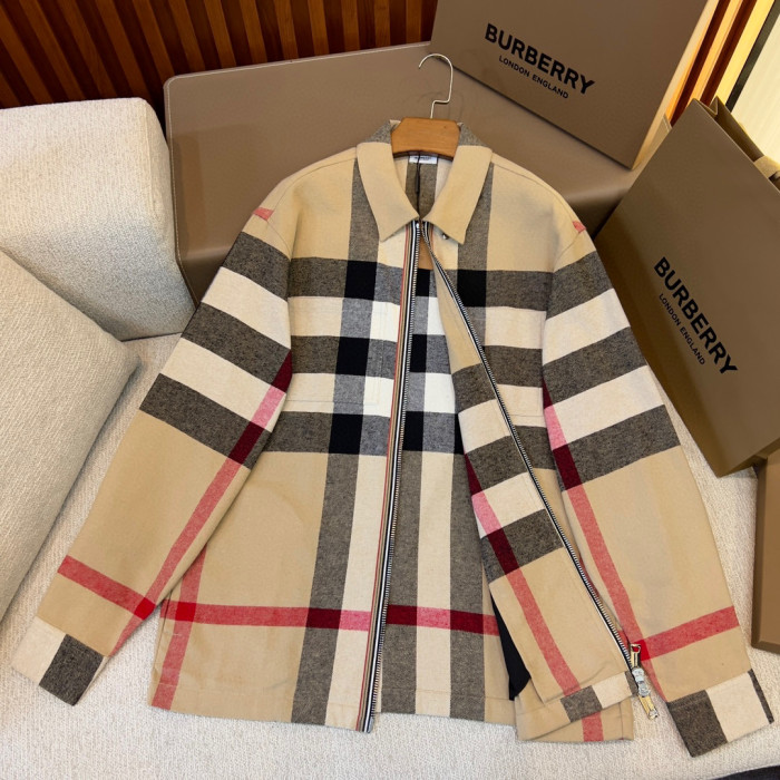 Burberry Men's Check Zip Jacket #nigo96224