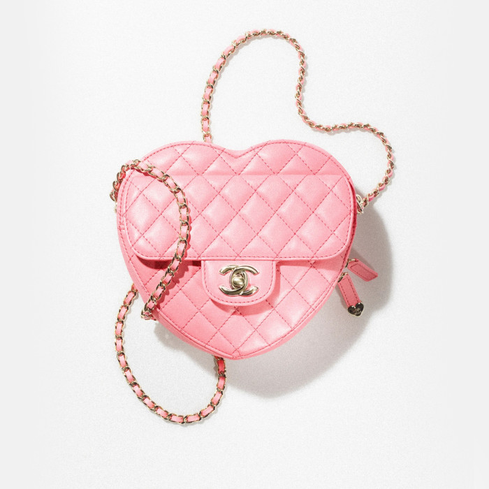 Chanel Leather Heart Bag #nigo53845