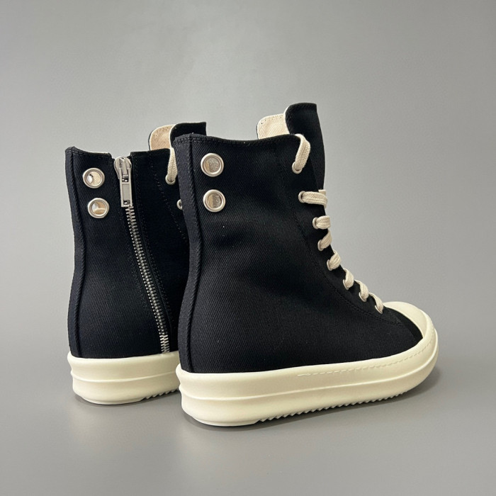 Rick Owens Pink High Top Canvas Shoes Ngvp #nigo6385