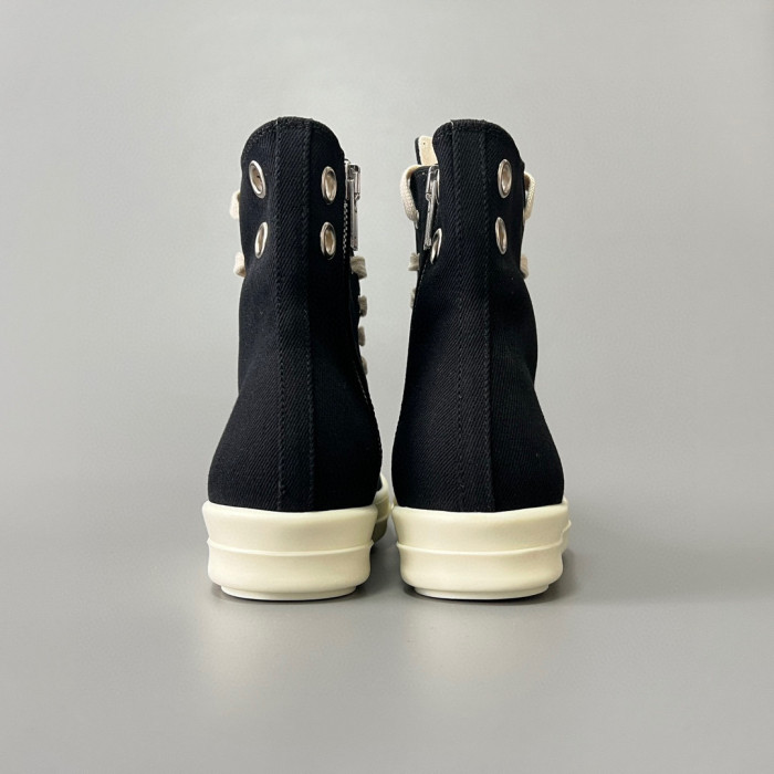 Rick Owens Pink High Top Canvas Shoes Ngvp #nigo6385
