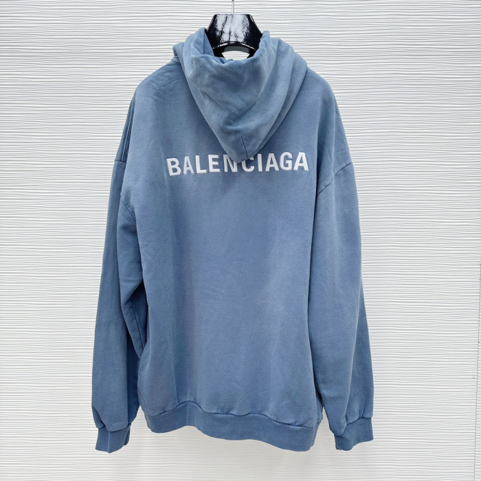Balenciaga Washed Tie-Dye Hooded Sweatshirt Pullover #nigo96232