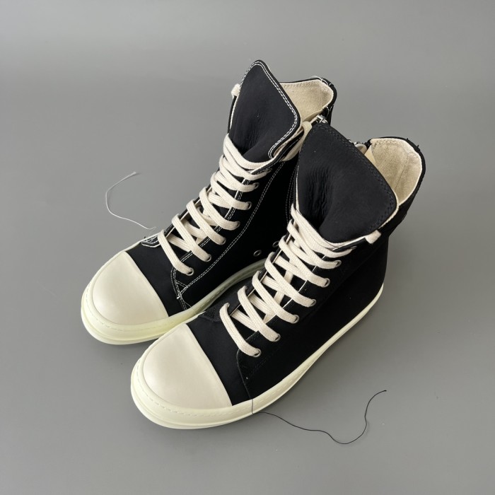 Rick Owens Pink High Top Canvas Shoes Ngvp #nigo6385