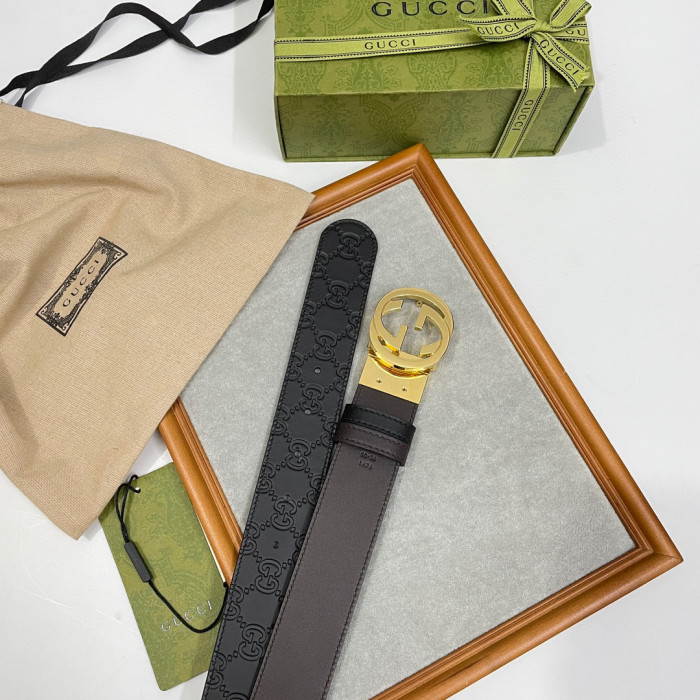 Gucci Logo Belt With Metal Buckle #nigo96233