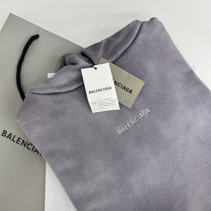 Balenciaga Washed Tie-Dye Hooded Sweatshirt Pullover #nigo96232