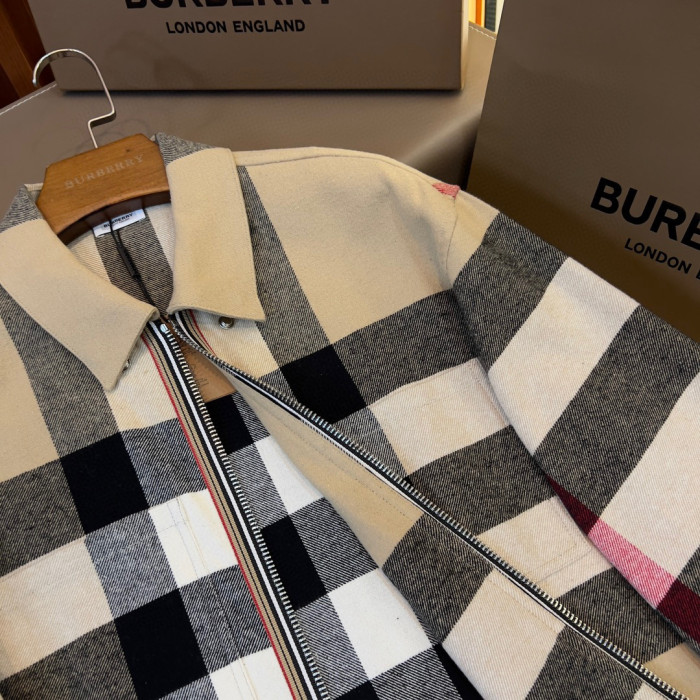 Burberry Men's Check Zip Jacket #nigo96224