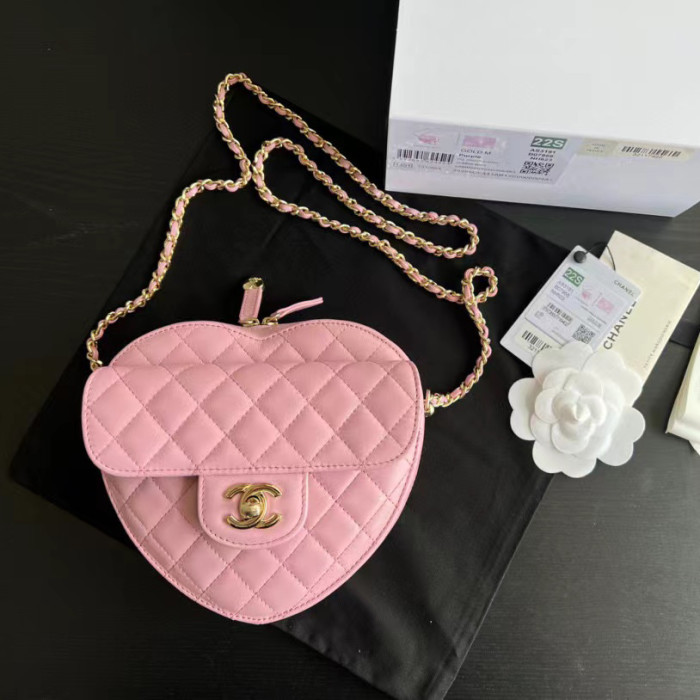 Chanel Leather Heart Bag #nigo53845