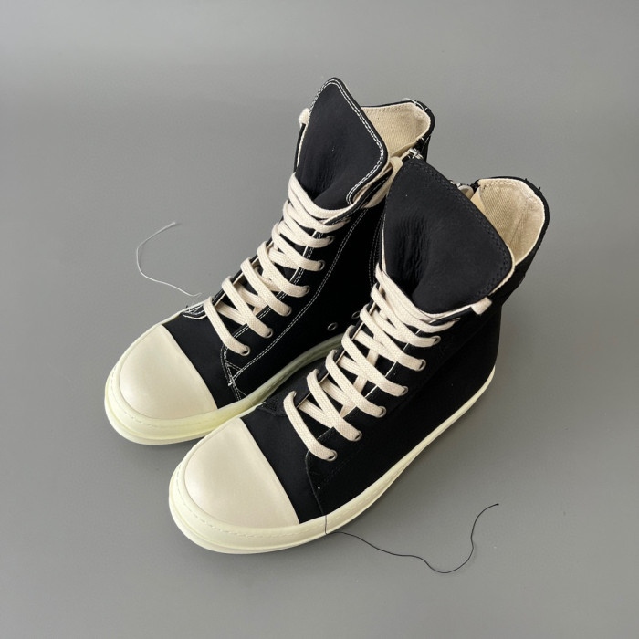 Rick Owens Pink High Top Canvas Shoes Ngvp #nigo6385