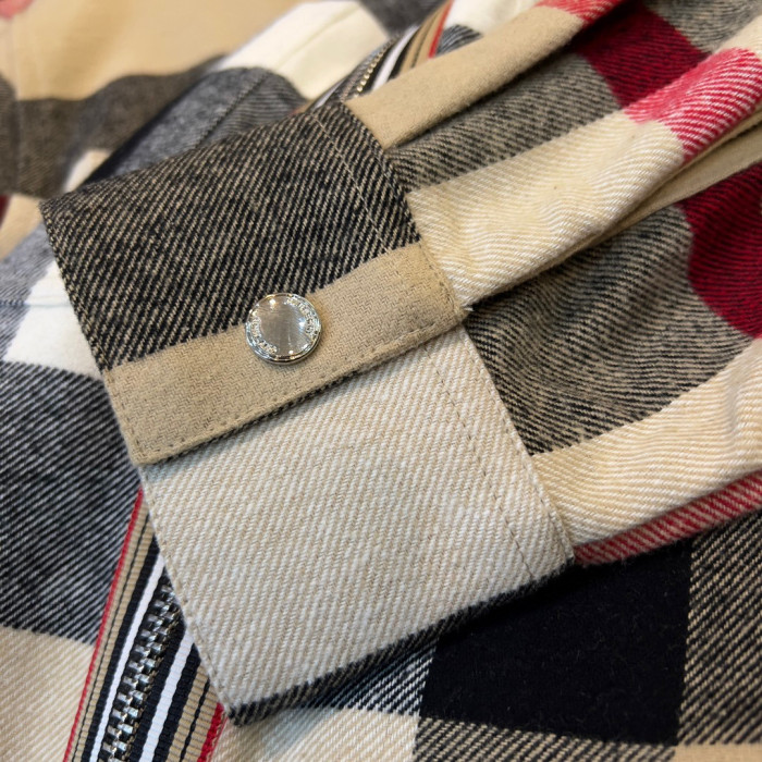 Burberry Men's Check Zip Jacket #nigo96224